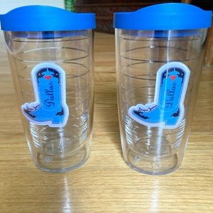 DraperJames Dallas Tervis tumblers.